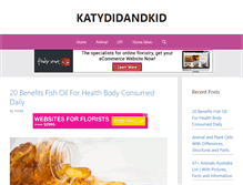 Tablet Screenshot of katydidandkid.com